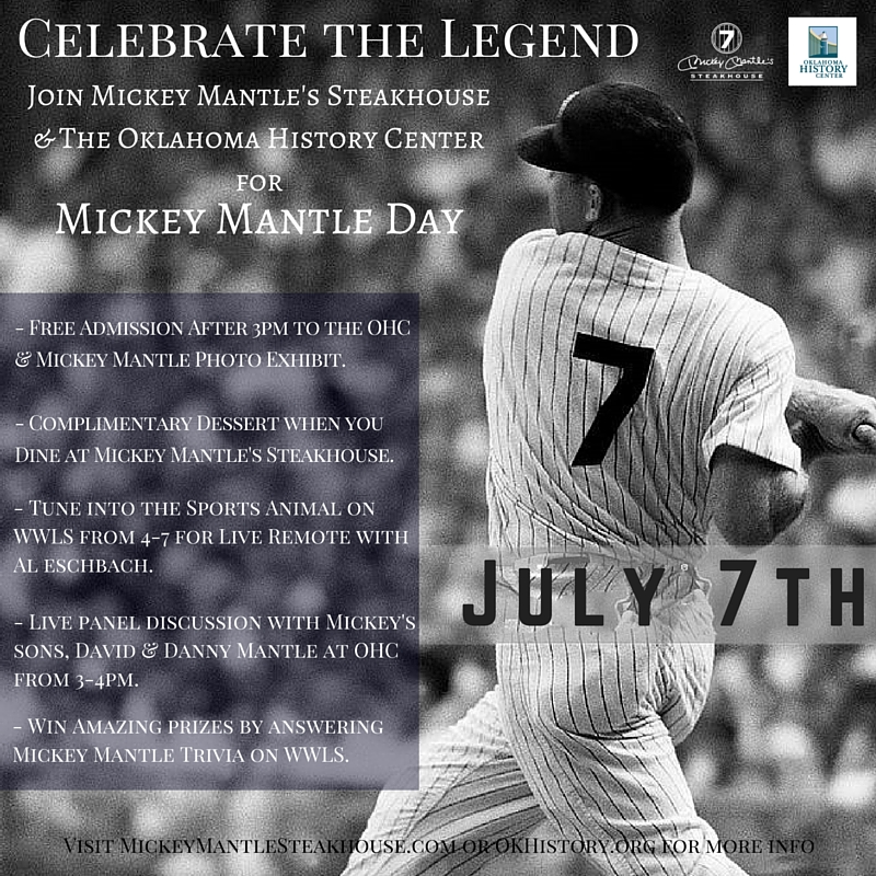 Mickey Mantle Day' Tonight in Tulsa