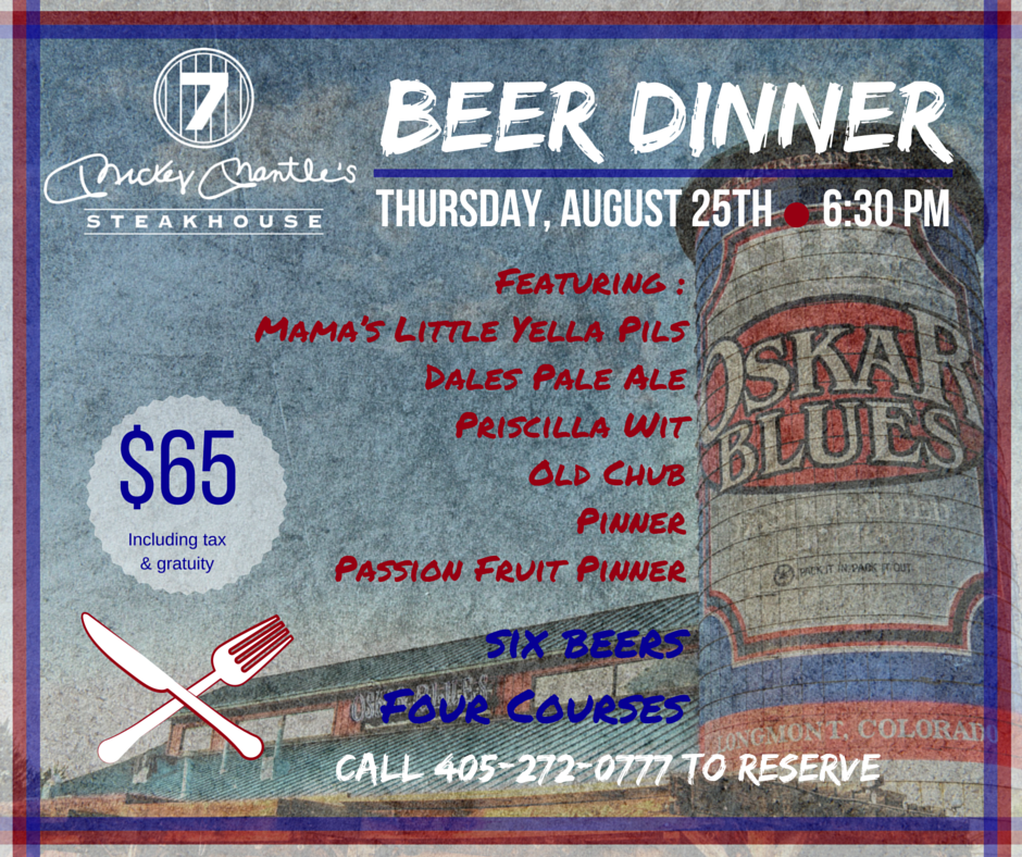 OB Beer Dinner