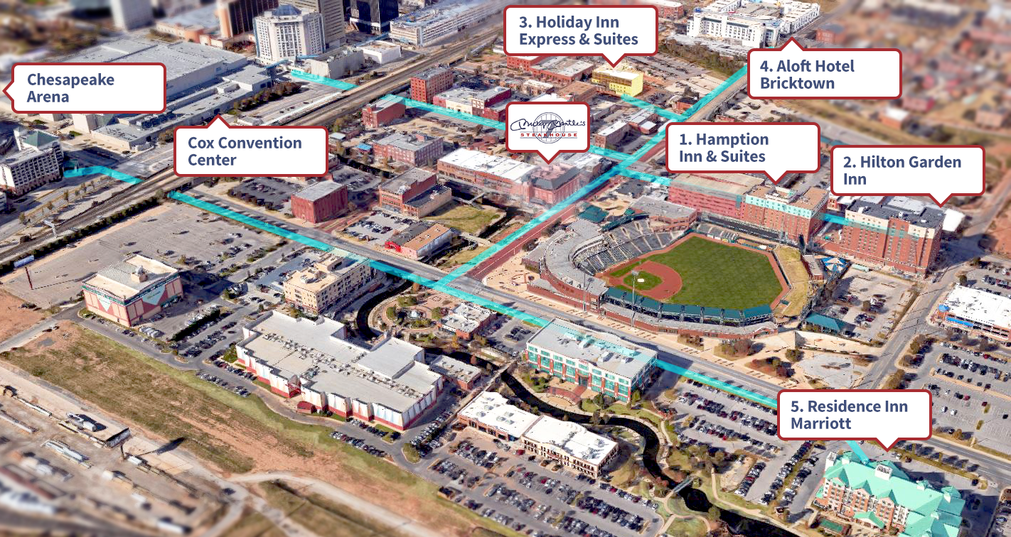 Best Bricktown OKC Hotels For Business Travelers Mickey Mantle s