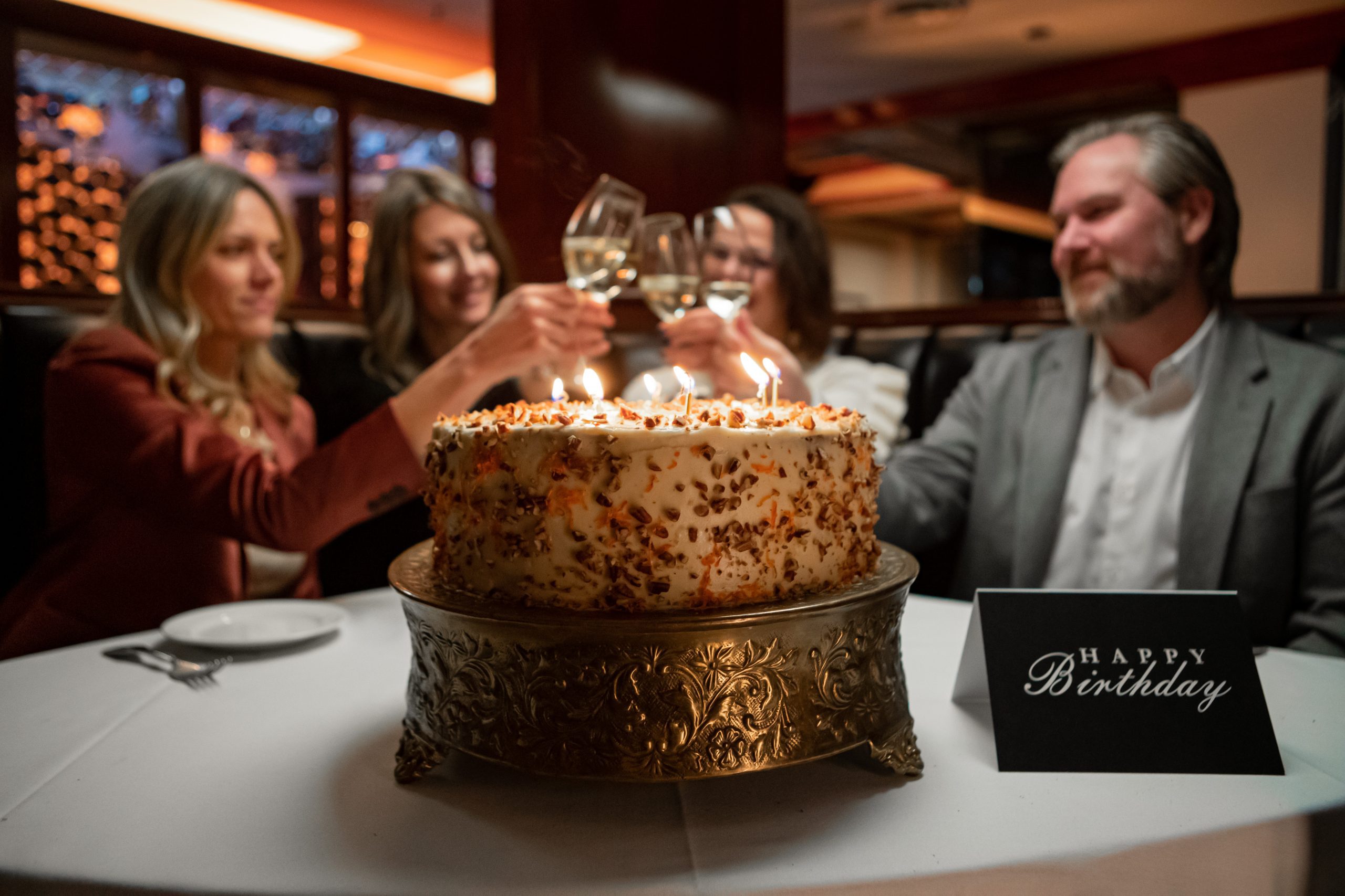 Upscale Lounge experience at Mickey Mantle’s Steakhouse Restaurant, Oklahoma City.