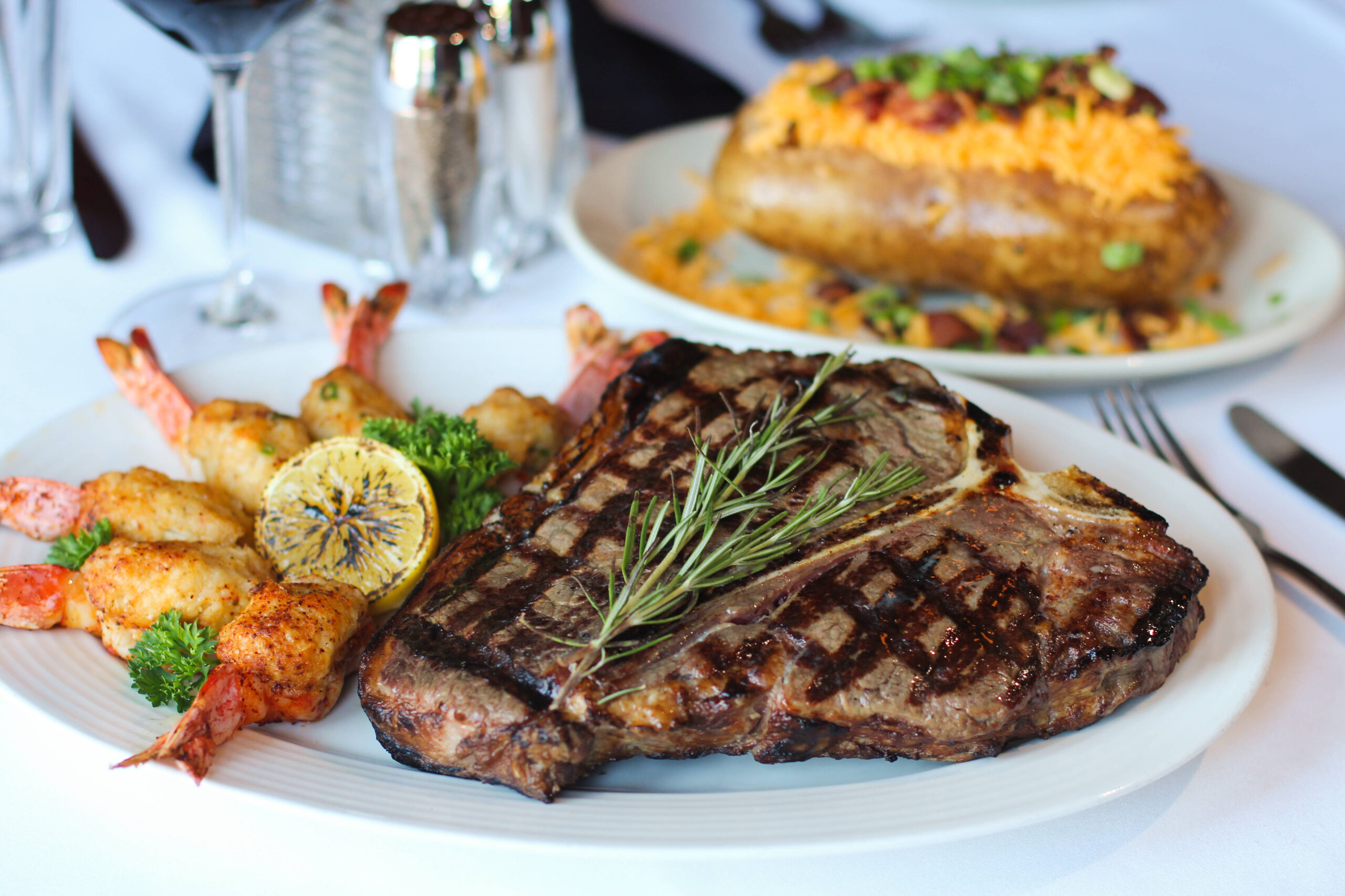 September Porterhouse & Stuffed Shrimp Offer